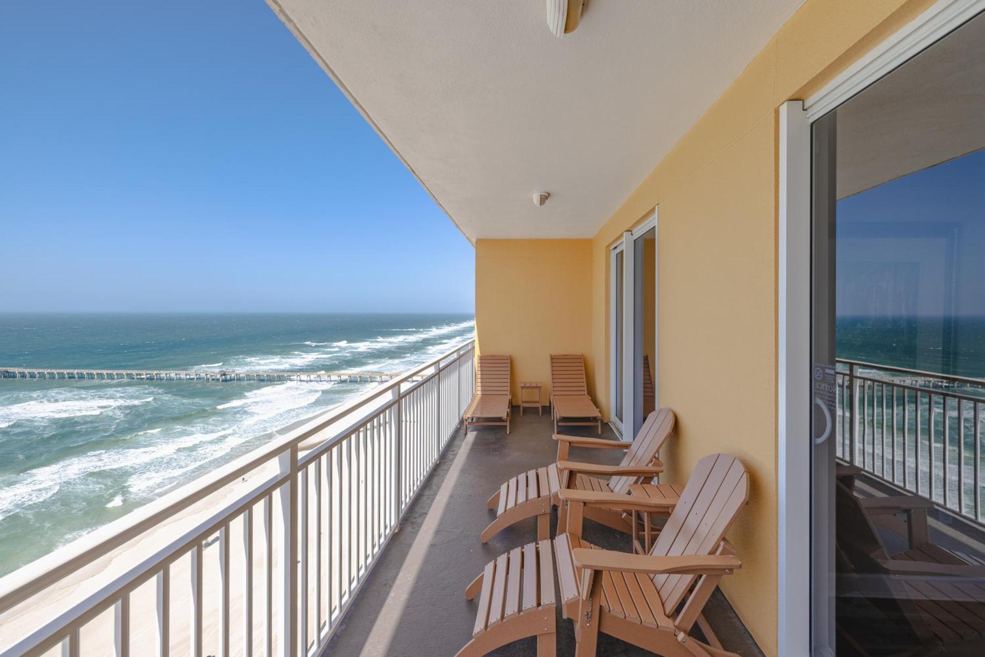 Beachfront Stunning View 100 Ft Long Swimming Pool Panama City Beach Exterior photo